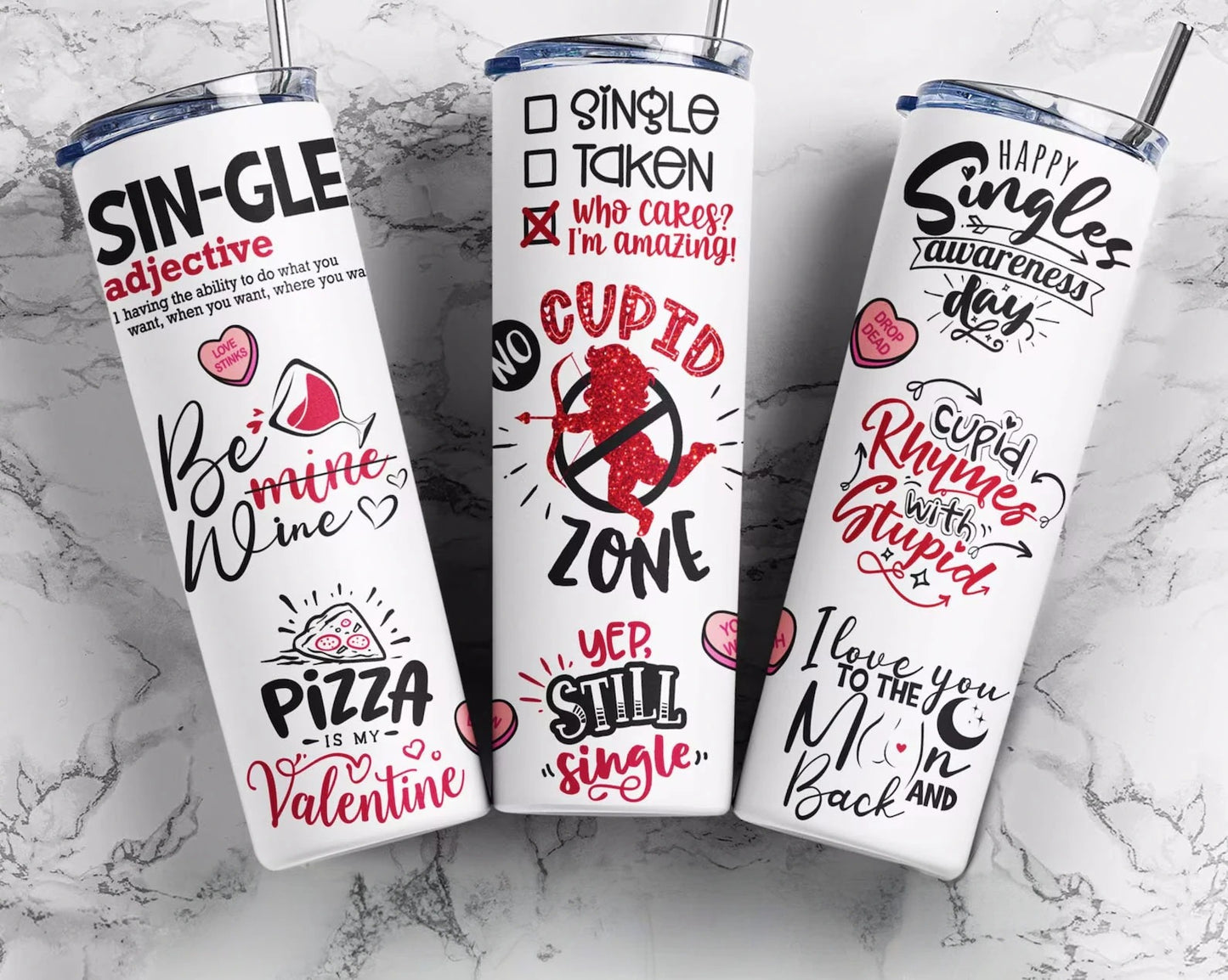 No Cupid Zone Tumbler