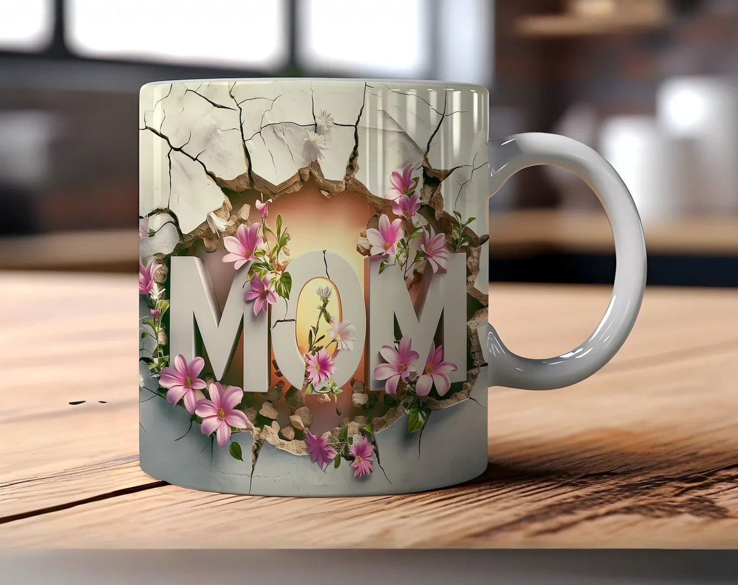 Mom Wall Break Mug Description