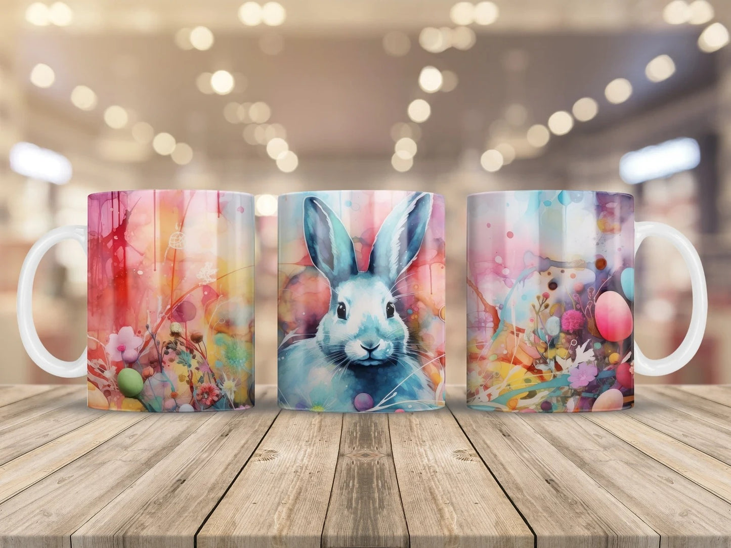 Colourful Bunny Mug