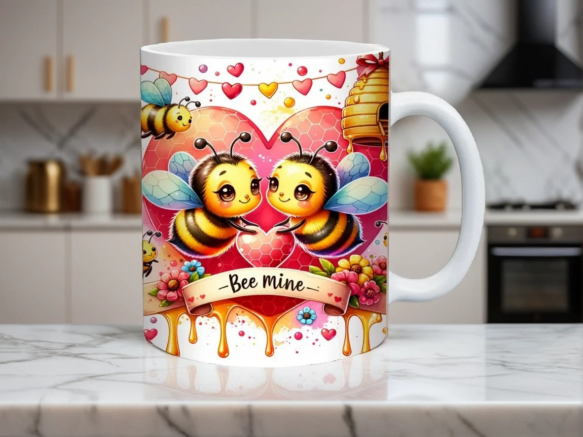Bee My Valentine Mug