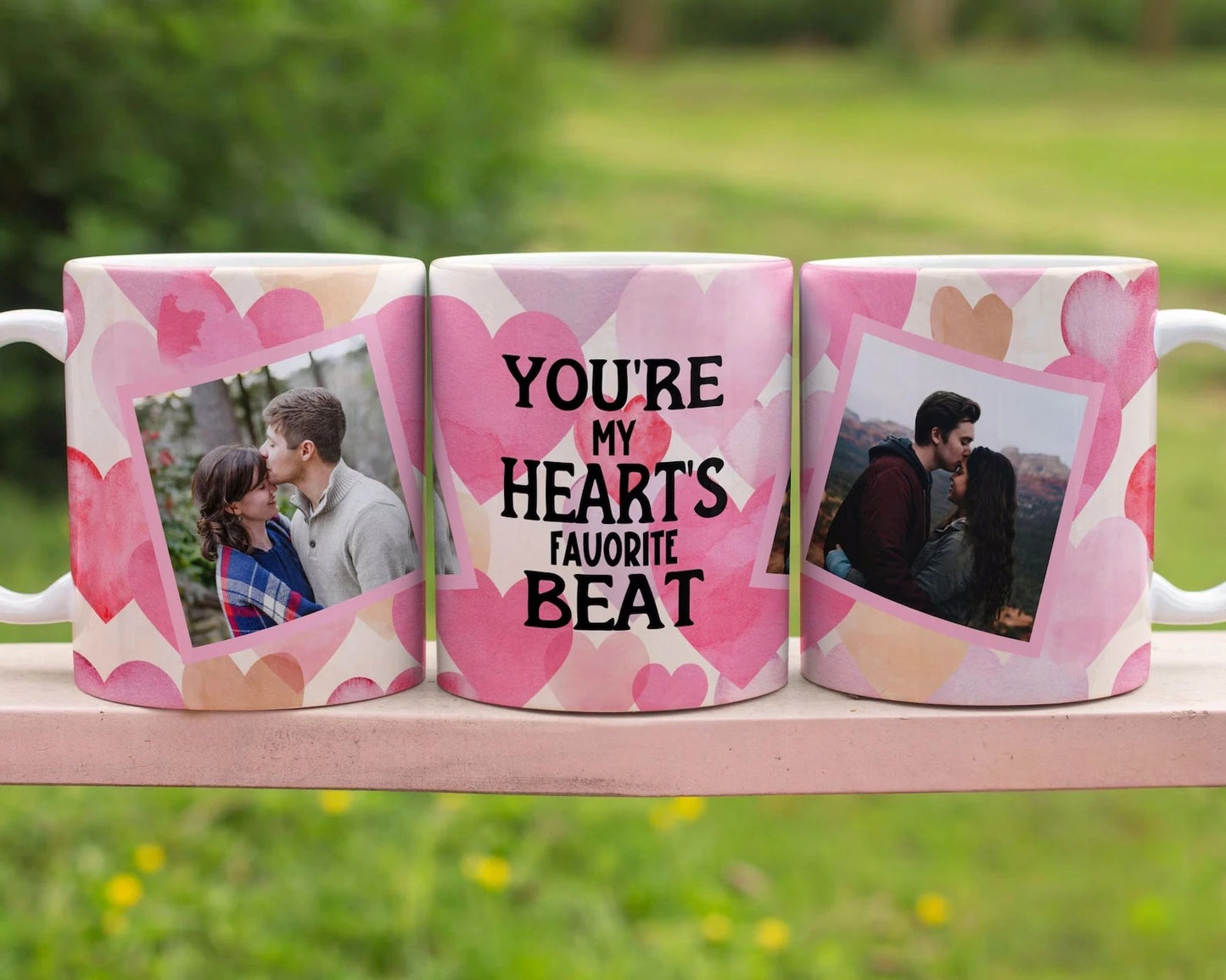 You're My Heart's Favourite Beat Personalised Mug