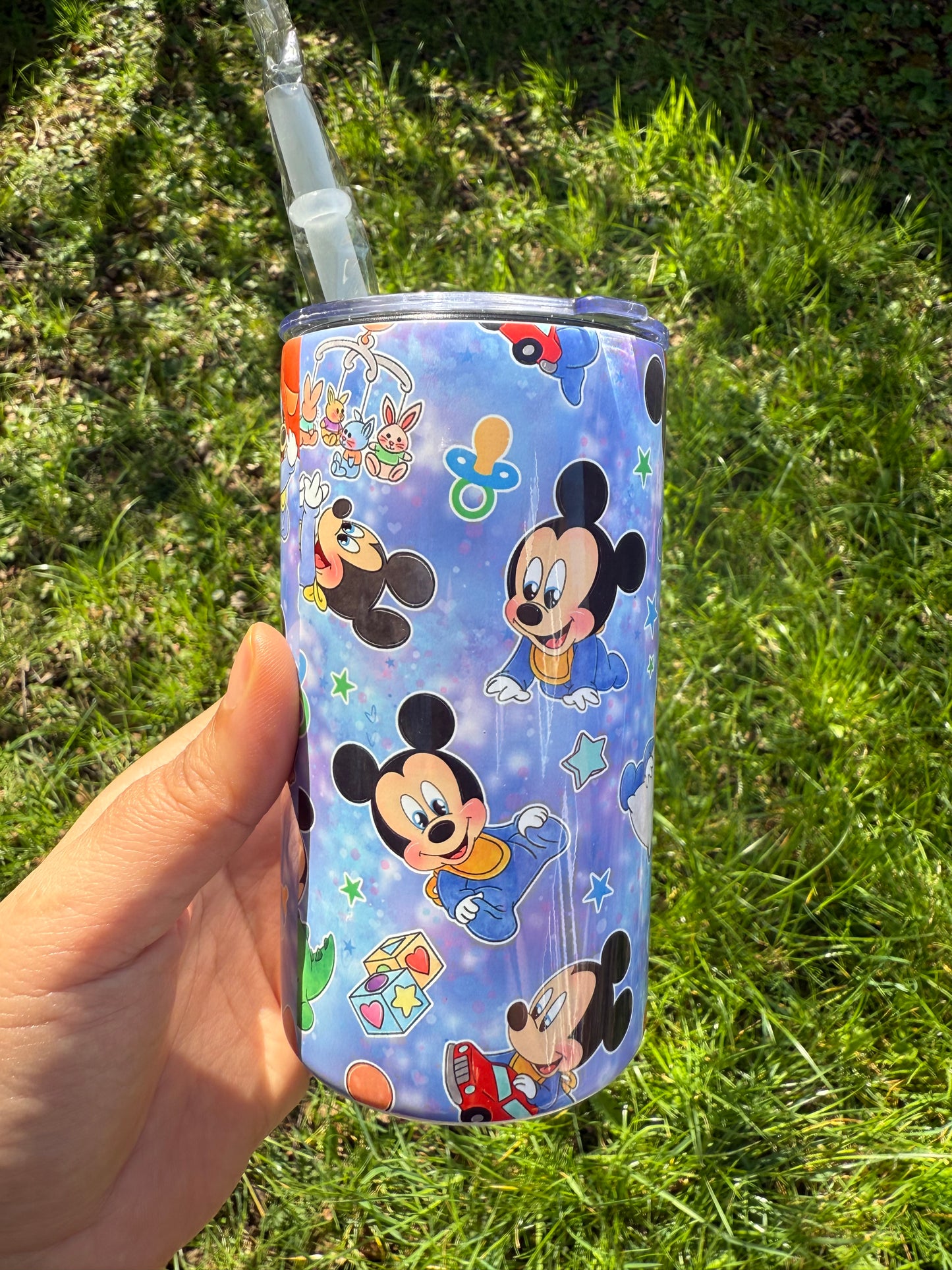 Blue Mouse Sippy Tumbler