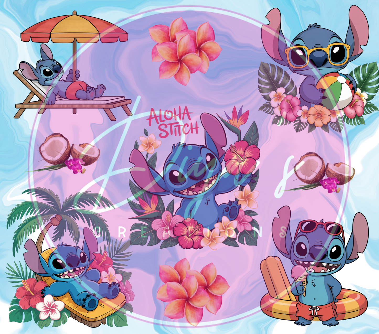 Aloha Stitch 20oz Tumbler