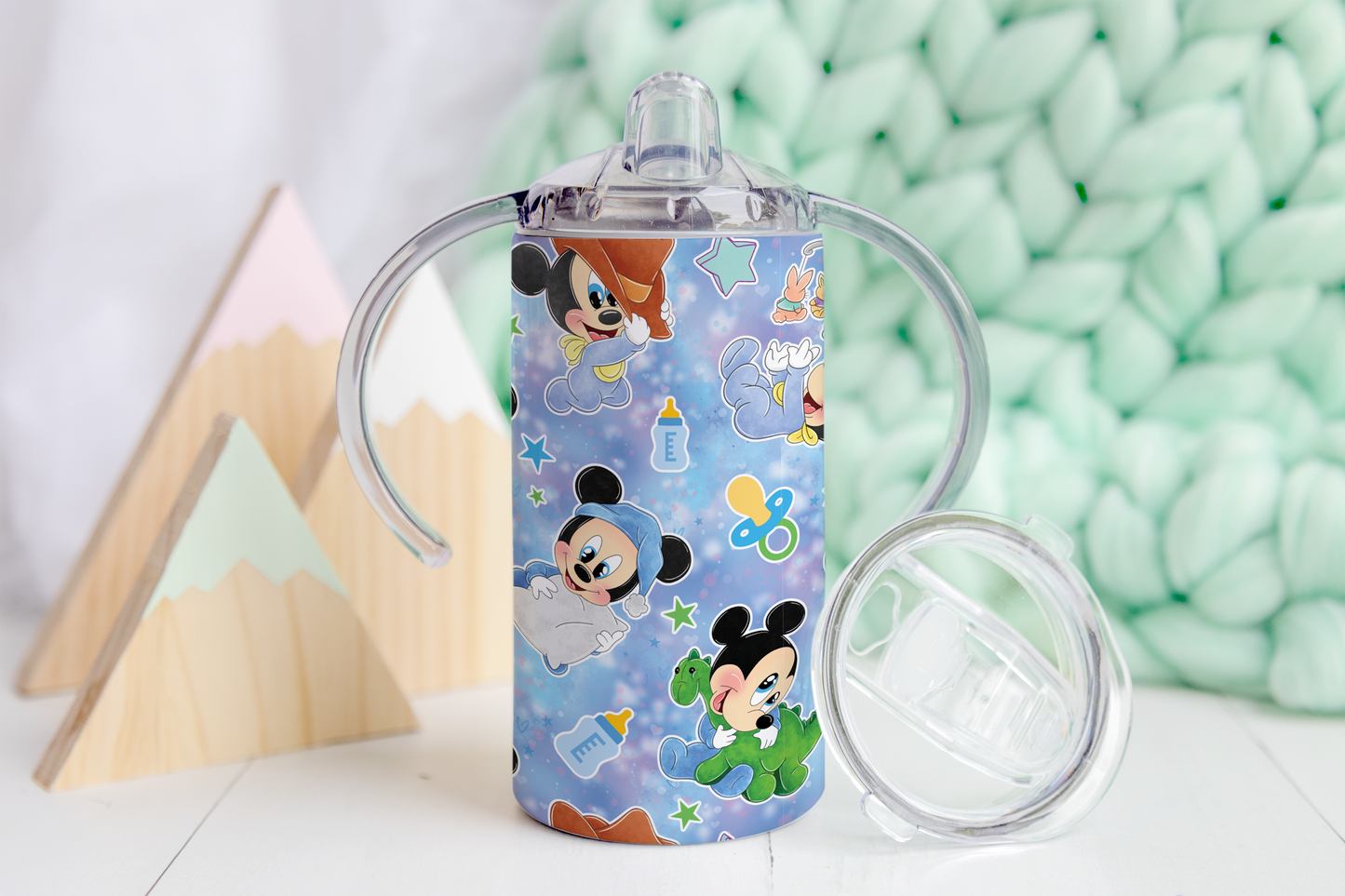Blue Mouse Sippy Tumbler