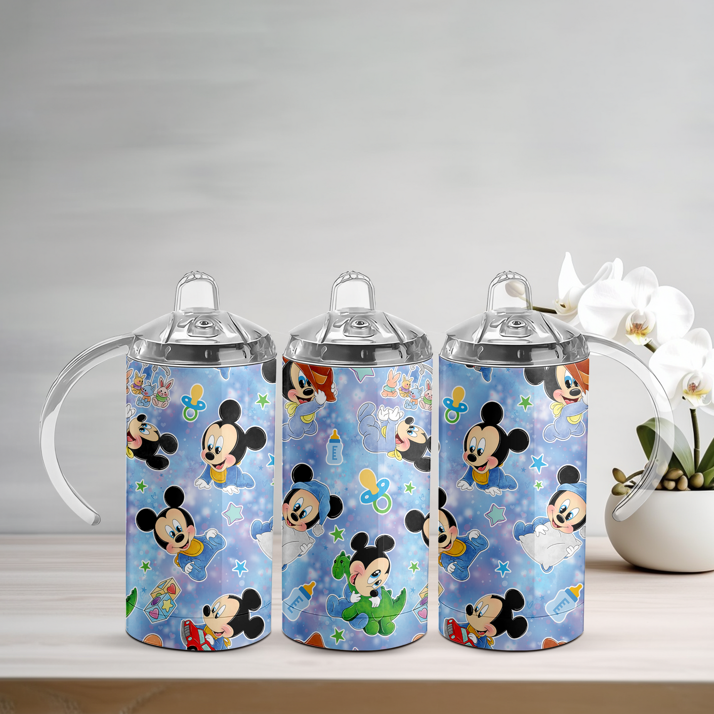 Blue Mouse Sippy Tumbler