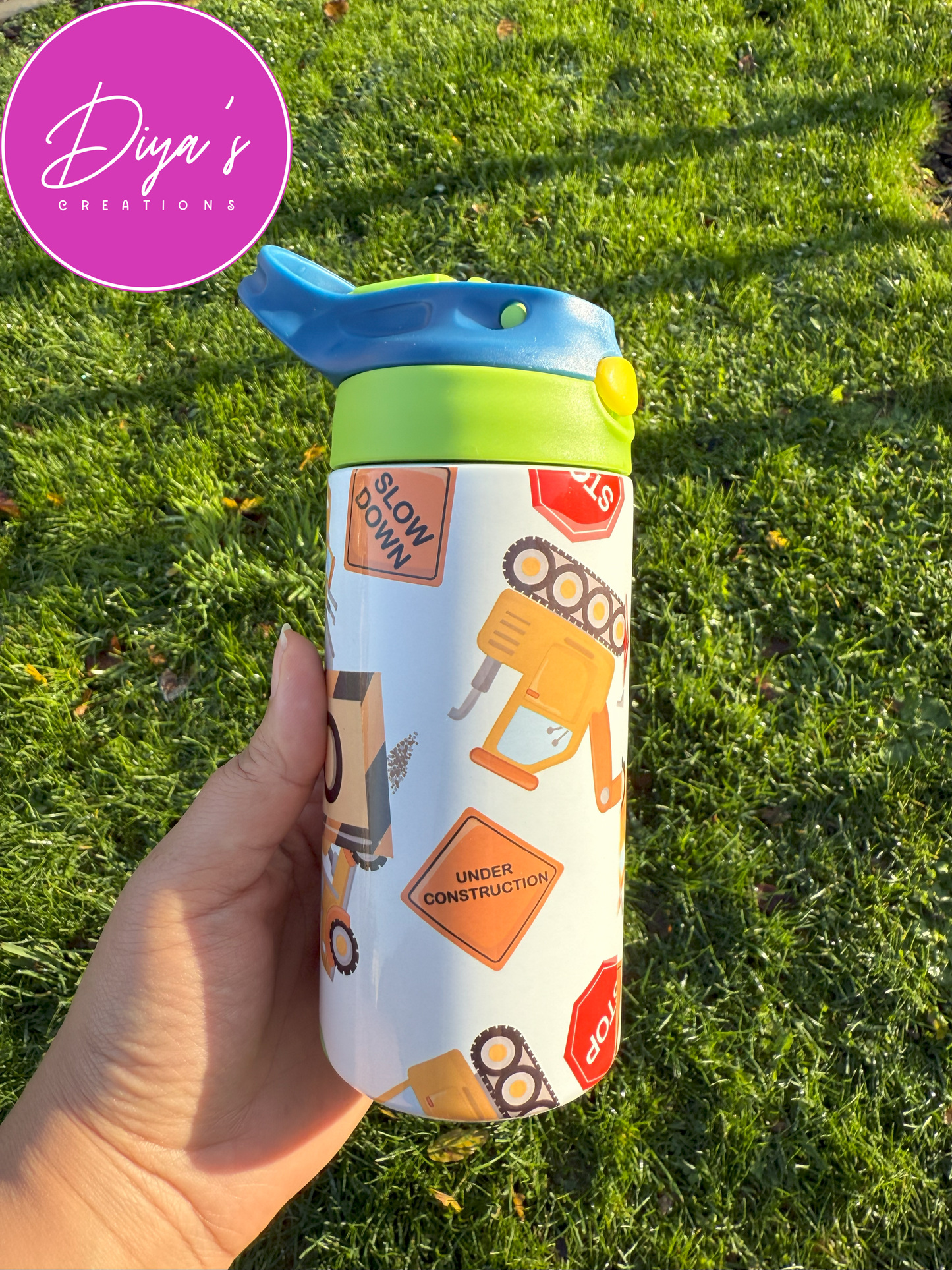 Construction Signs Children's Tumbler