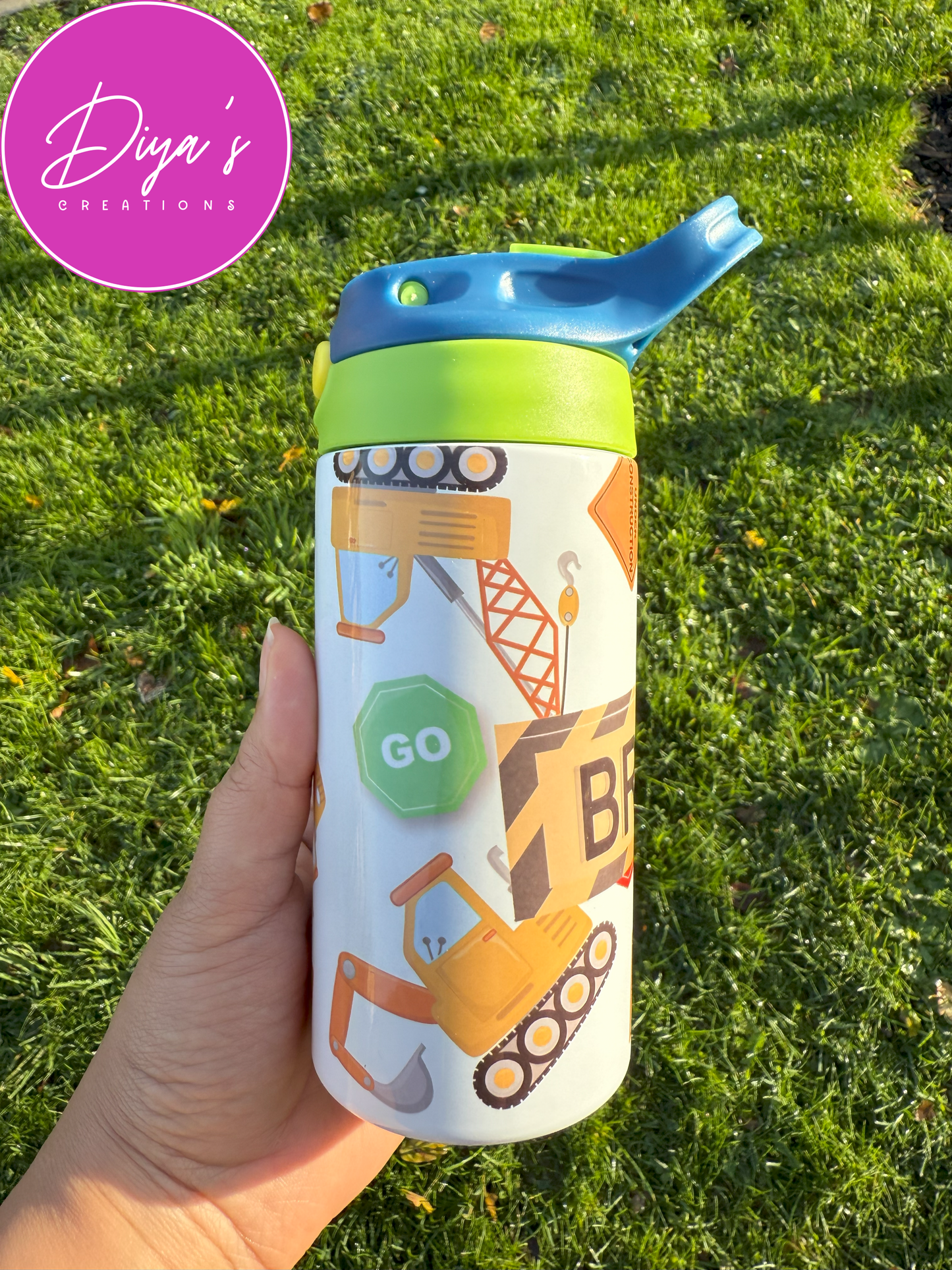 Construction Signs Children's Tumbler