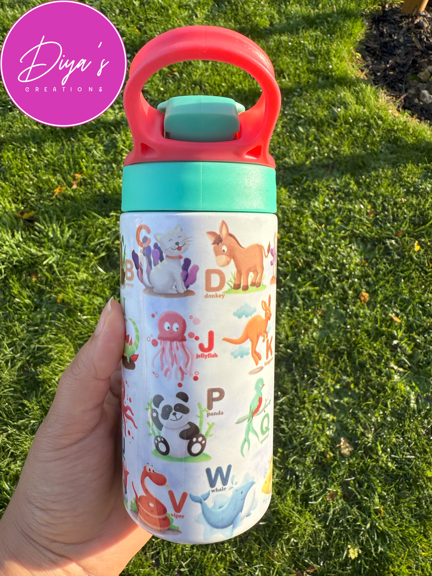 Alphabet Animals Children's Tumbler