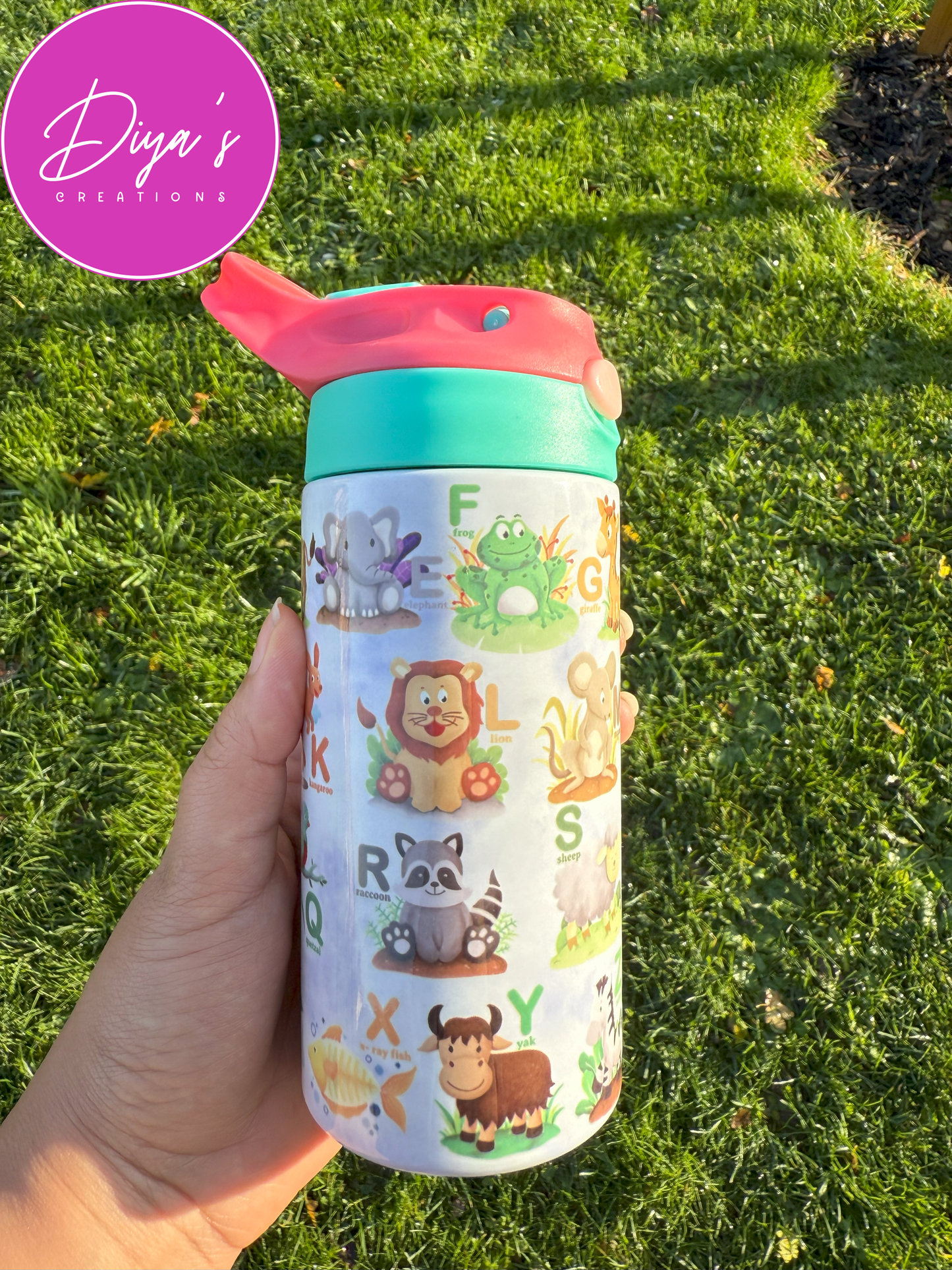 Alphabet Animals Children's Tumbler