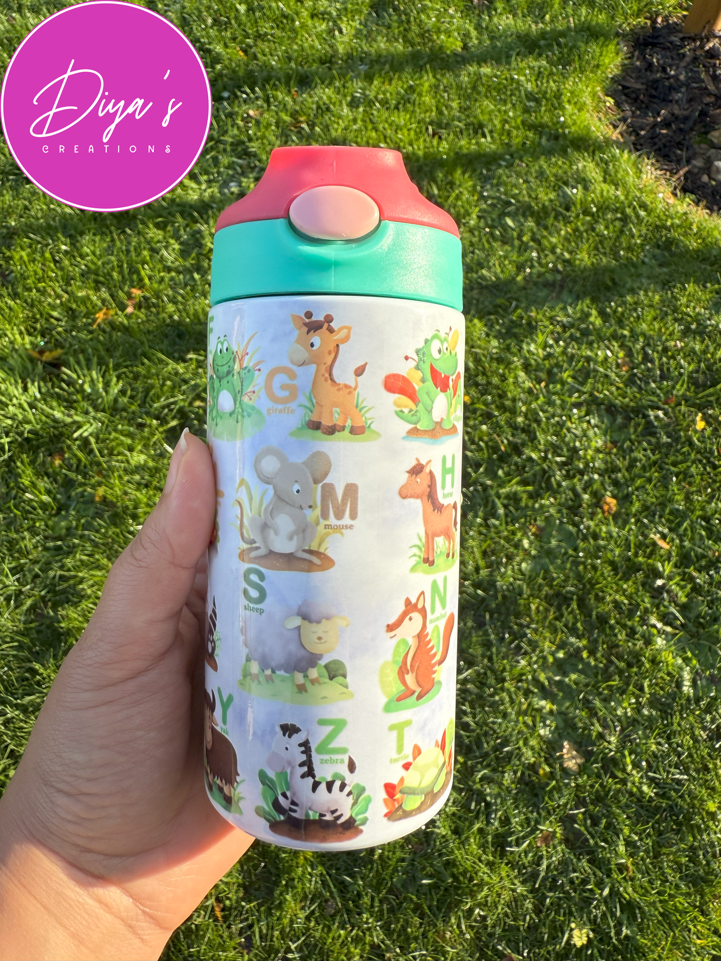 Alphabet Animals Children's Tumbler