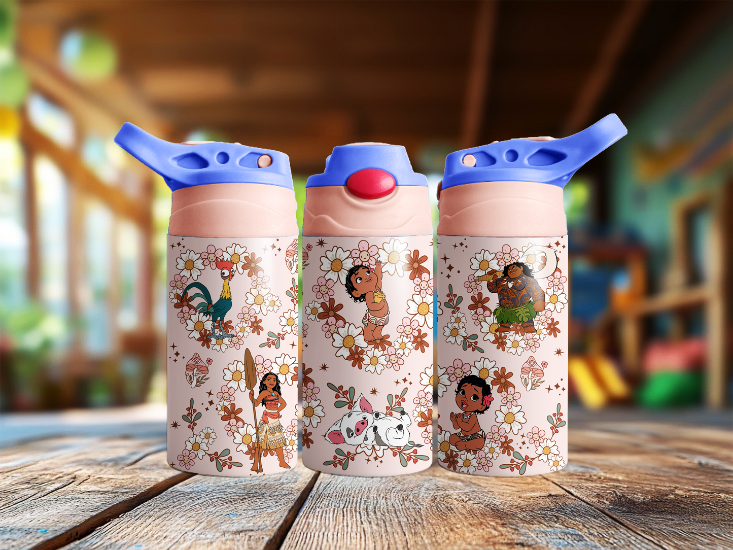 Moana Pink Children's Tumbler