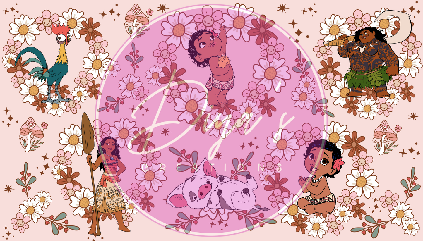 Moana Pink Children's Tumbler