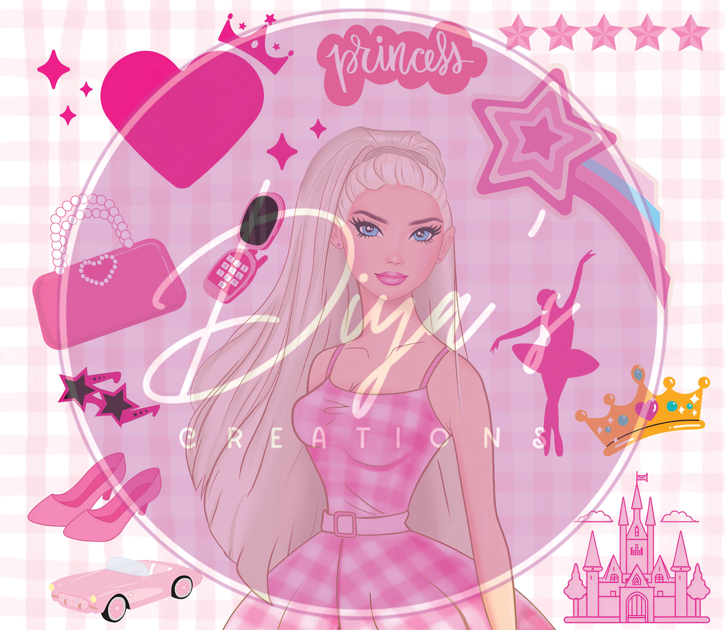 Princess Doll Sports Tumbler