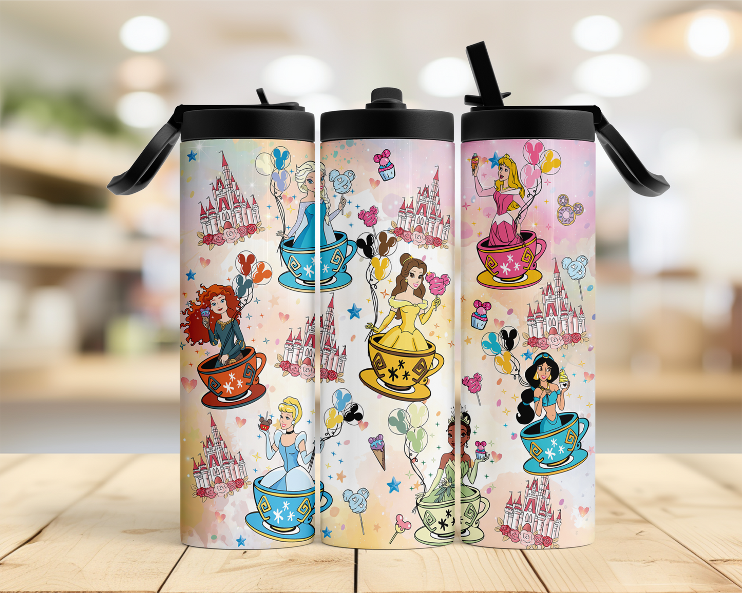Princesses Teacup Sports Tumbler