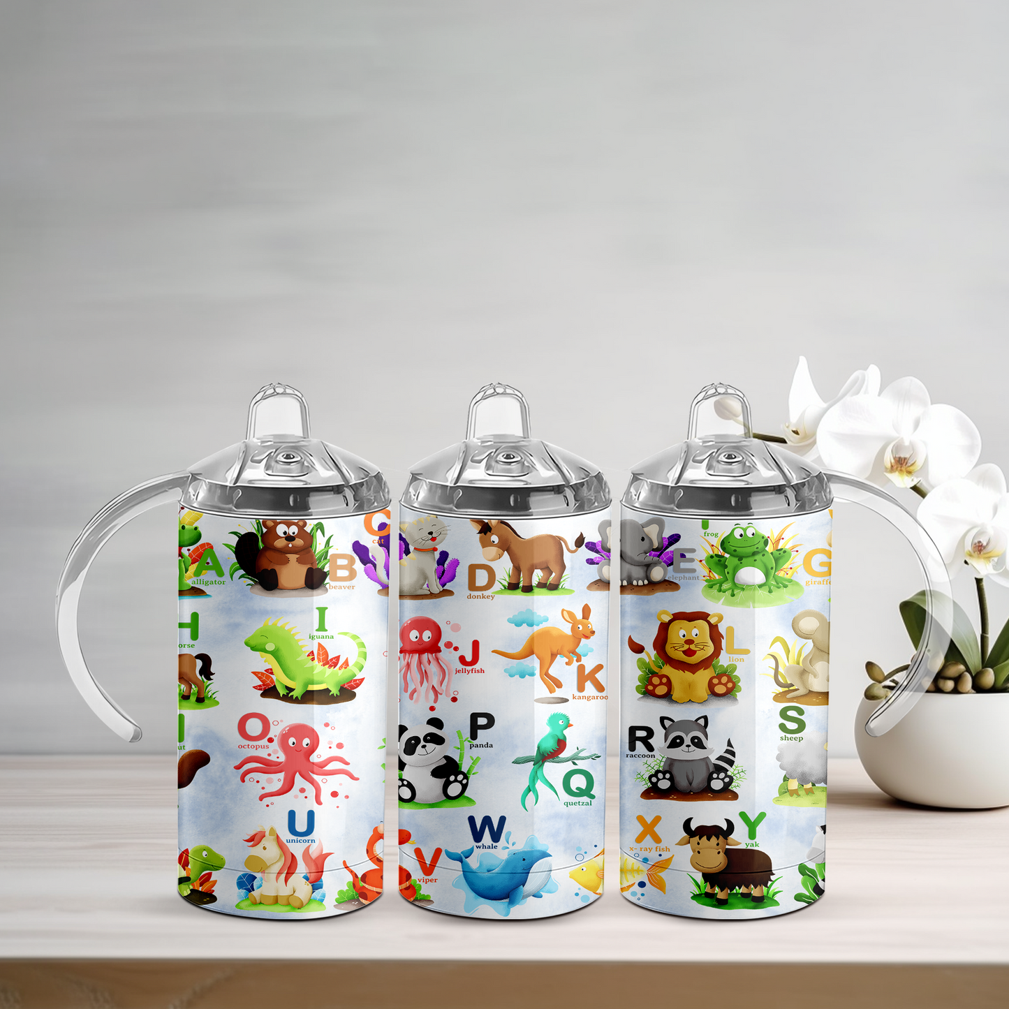 Alphabet Animal Sippy Tumbler