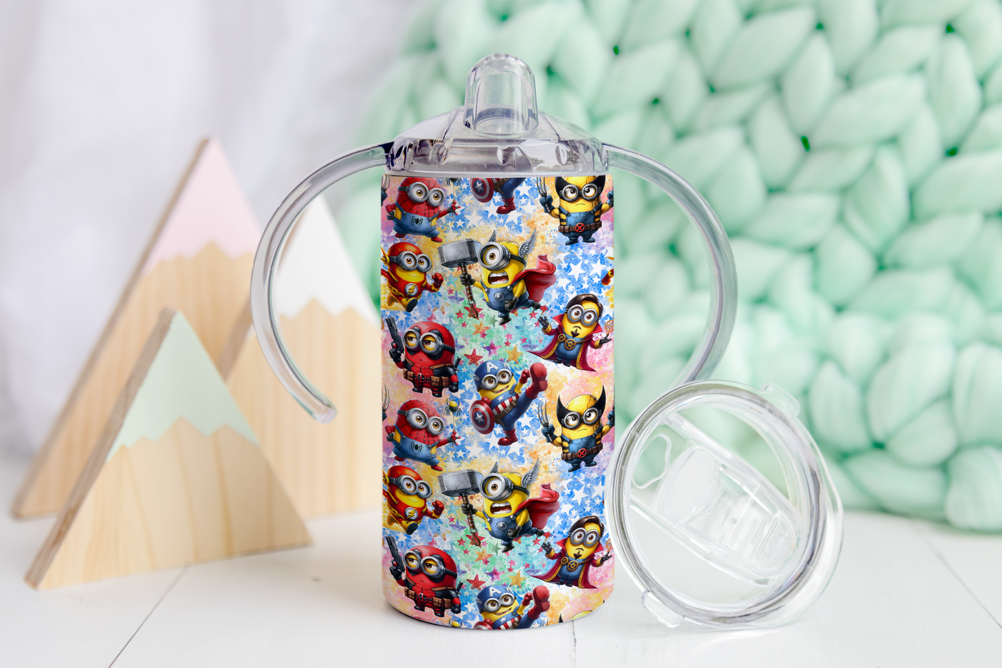 Superhero Minions Sippy Tumbler