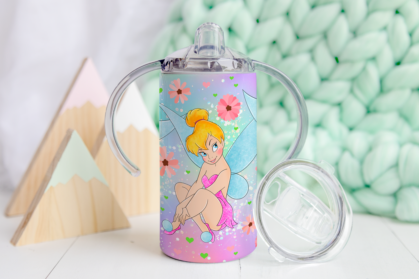 Tinkerbell Pink Sippy Tumbler