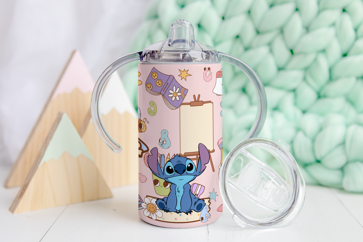 Stitch At School Sippy Tumbler