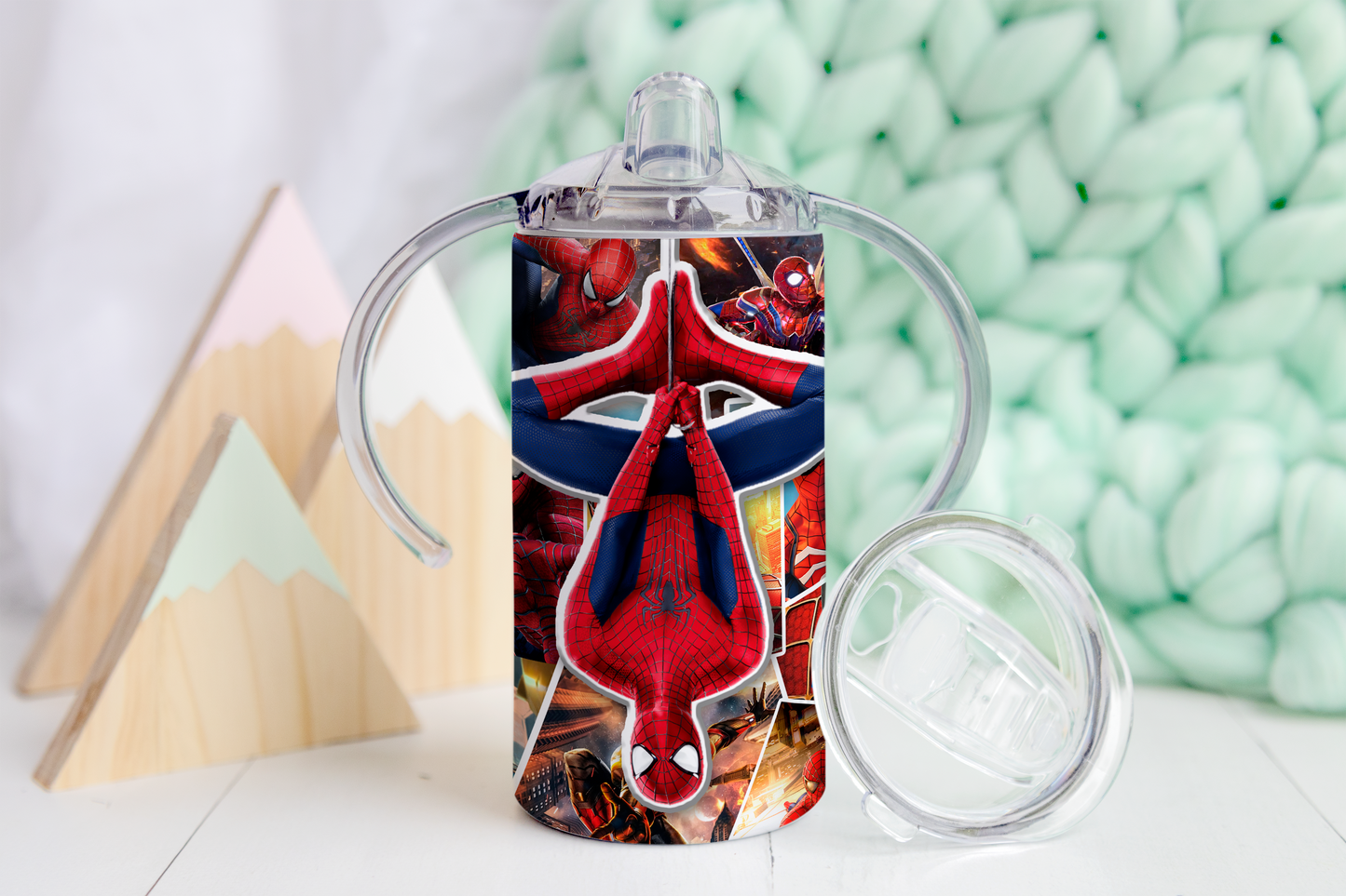 Spiderman Hanging Sippy Tumbler