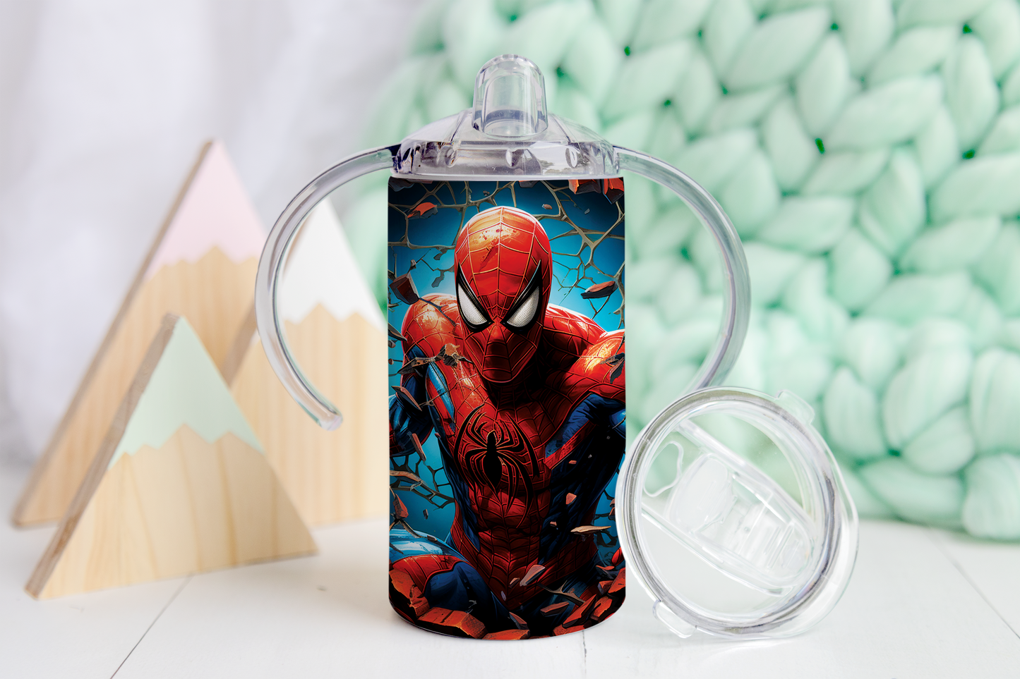 Spiderman Wall Break Sippy Tumbler