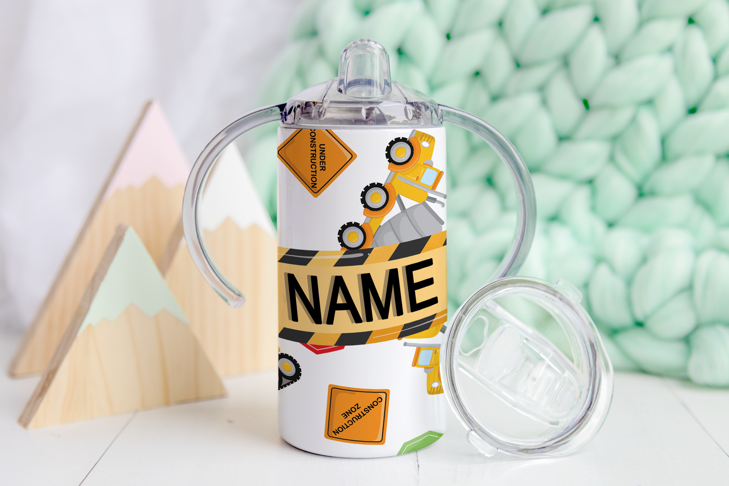 Construction Signs Sippy Tumbler