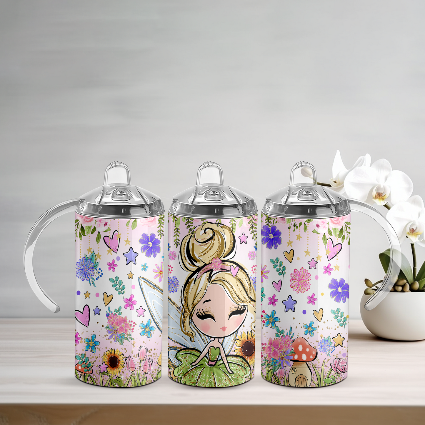 Fairy (Blonde) Sippy Tumbler