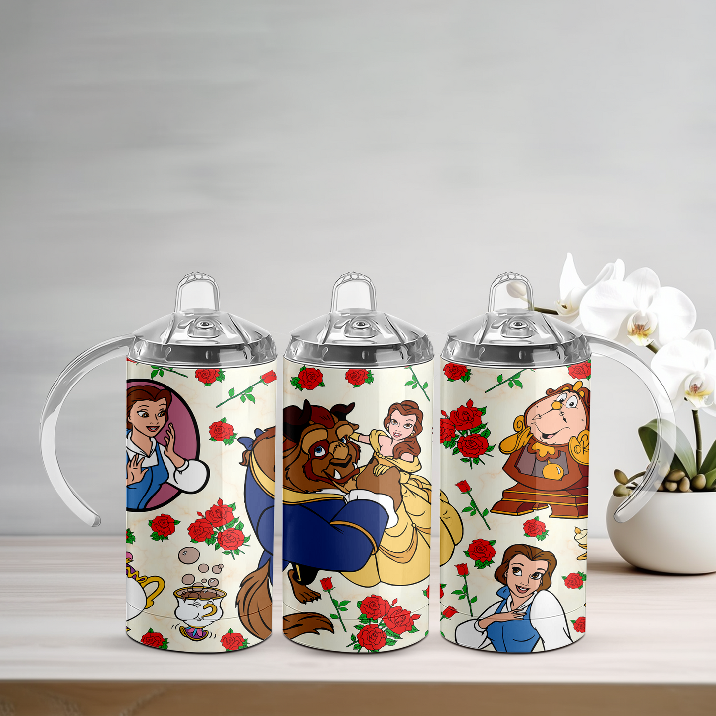 Belle & Beast Sippy Tumbler