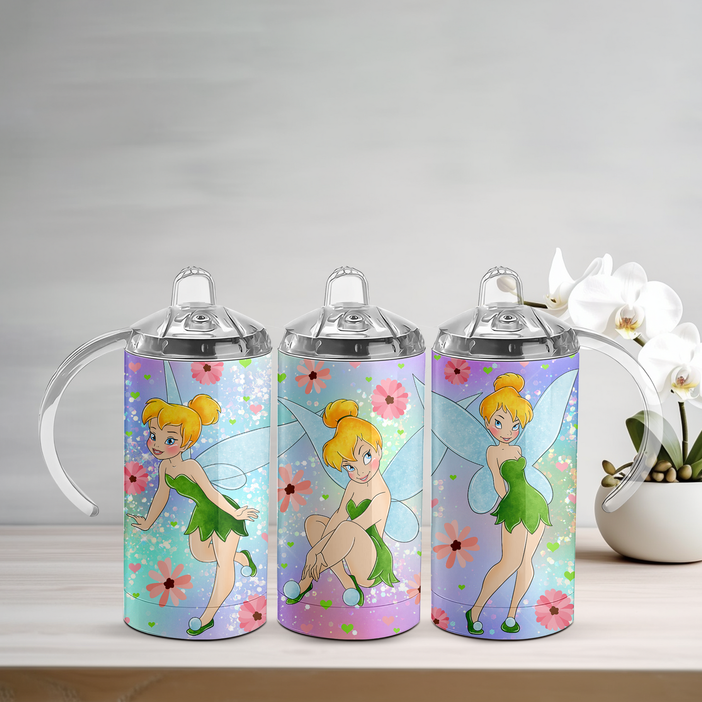 Tinkerbell Green Sippy Tumbler
