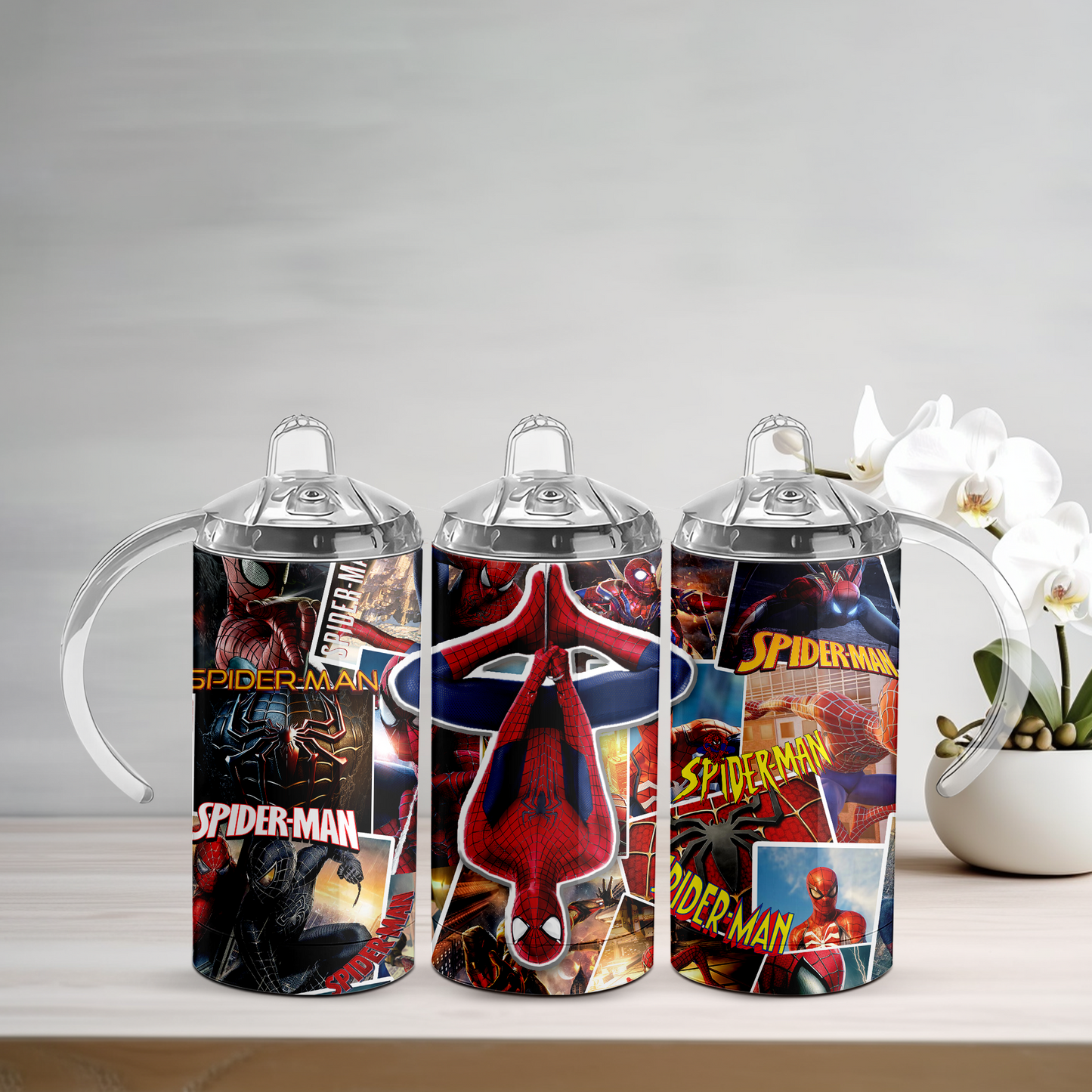 Spiderman Hanging Sippy Tumbler