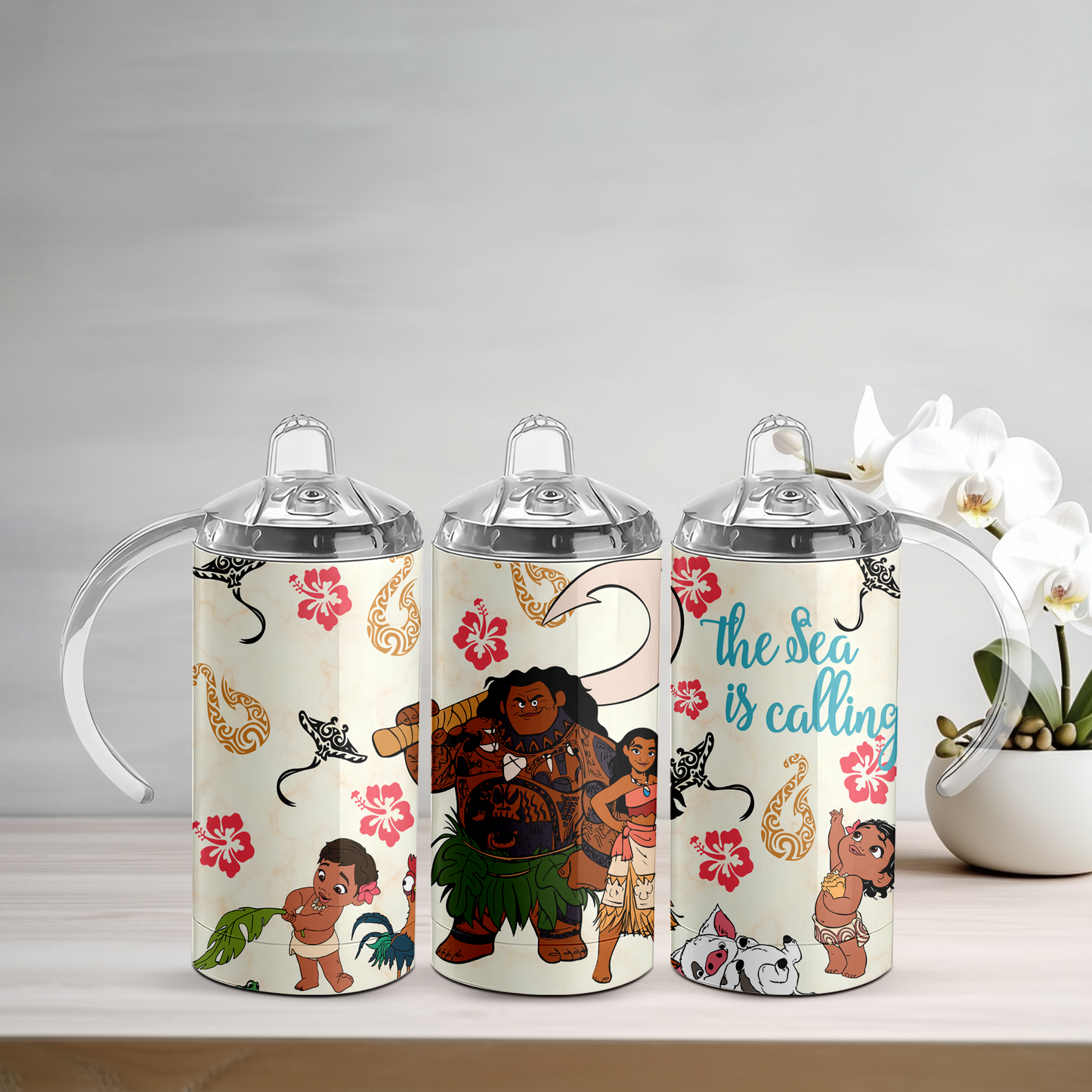 Moana The Sea Is Calling Sippy Tumbler
