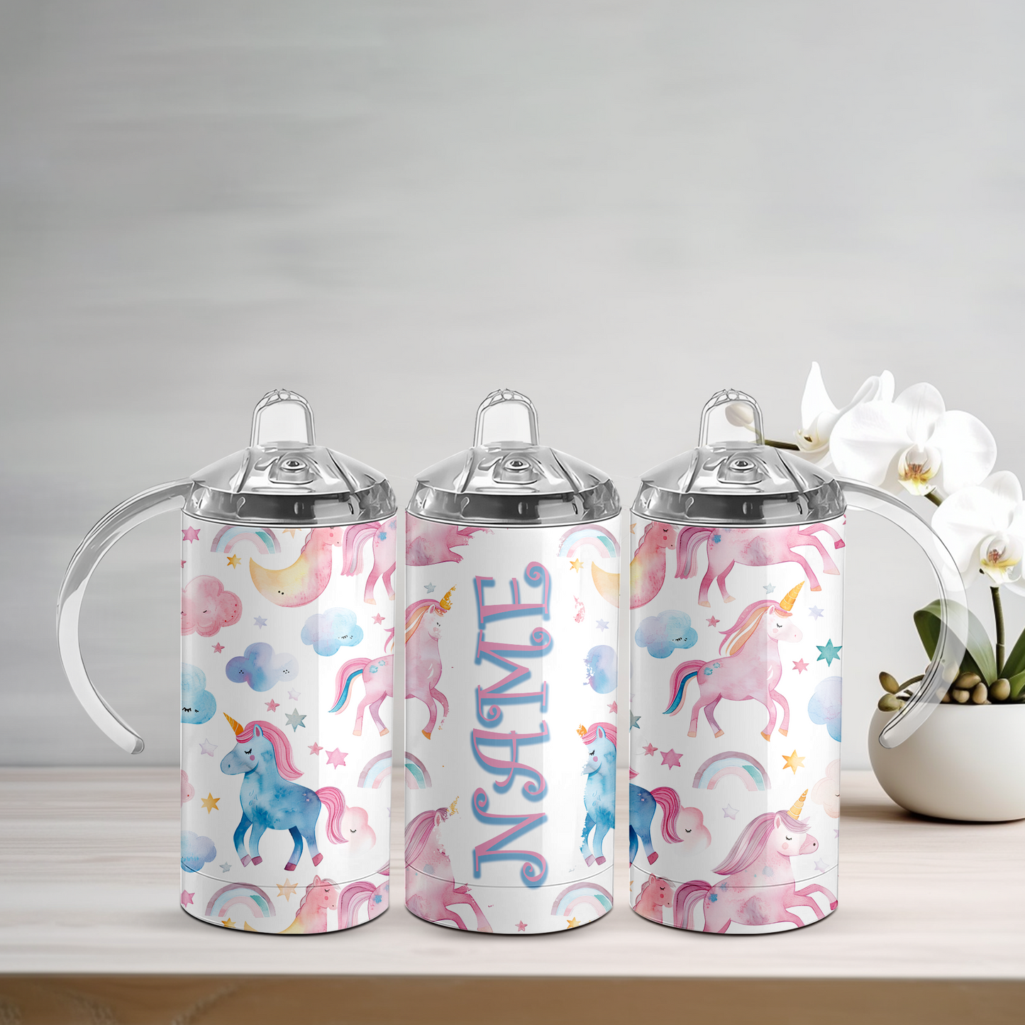 Unicorn Sippy Tumbler Description
