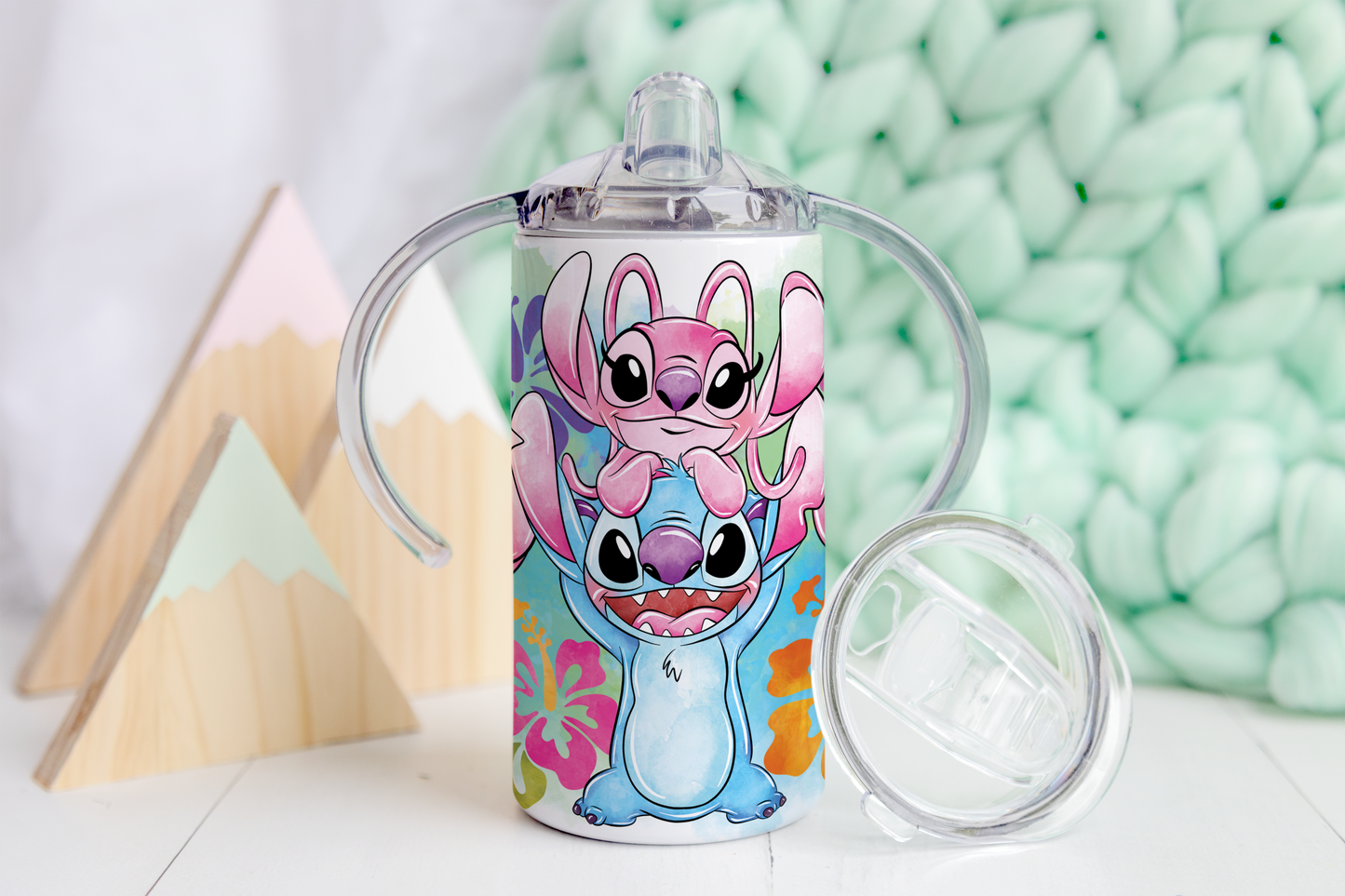 Stitch & Angel Sippy Tumbler
