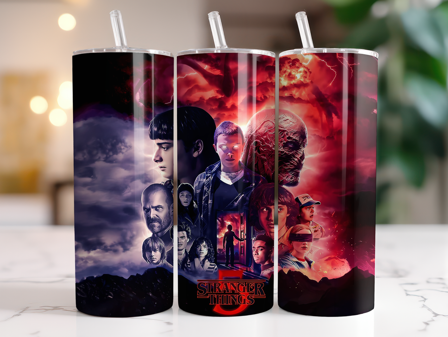 Stranger Things 20oz Sliding Lid Tumblers