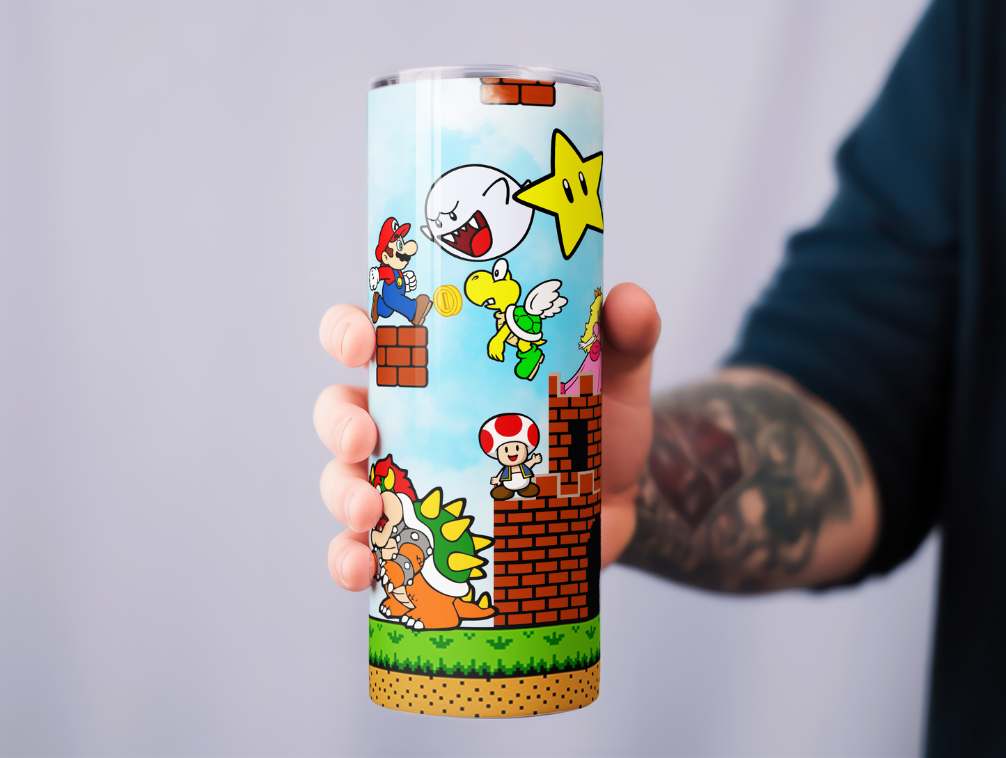 Super Mario Game Tumbler