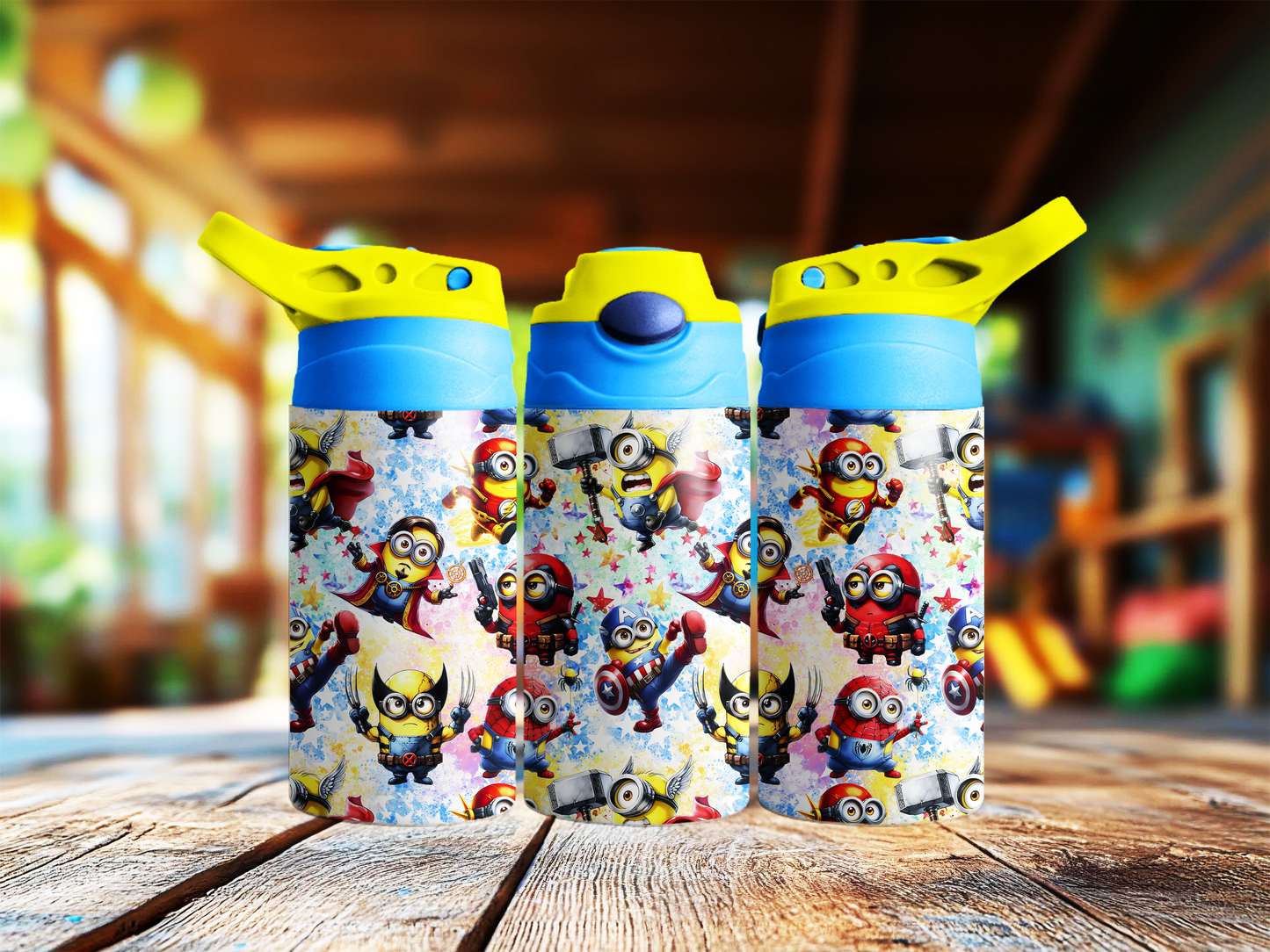 Superhero Minions Children's Tumbler