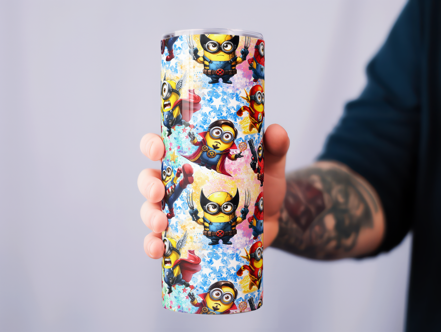 Superhero Minions Tumbler