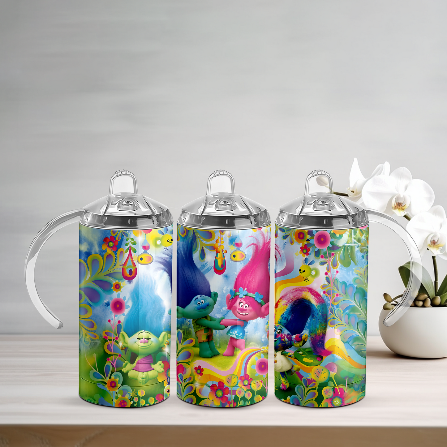 Trolls Sippy Tumbler (Colourful)