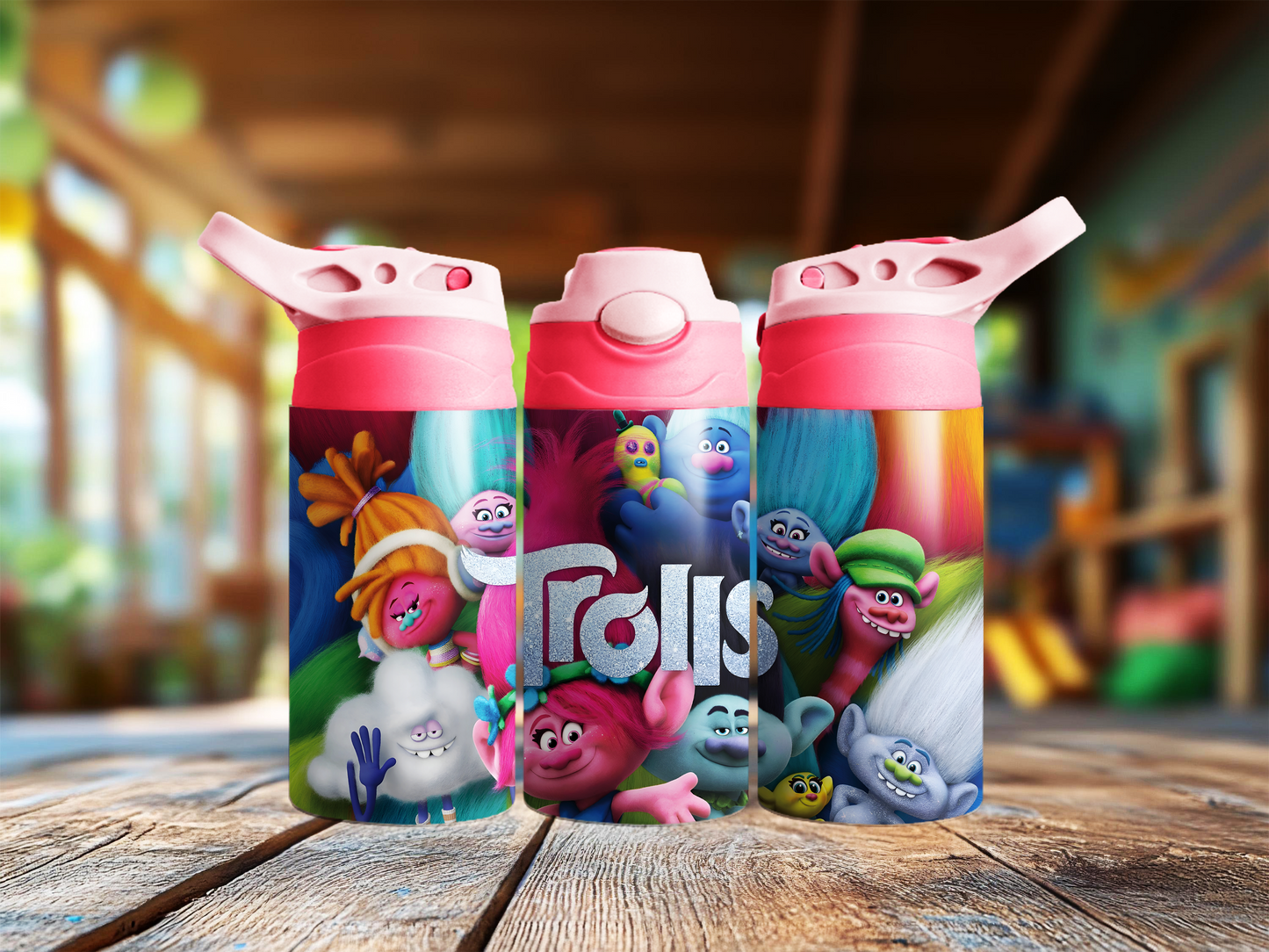 Trolls Children's Tumbler (Silver)