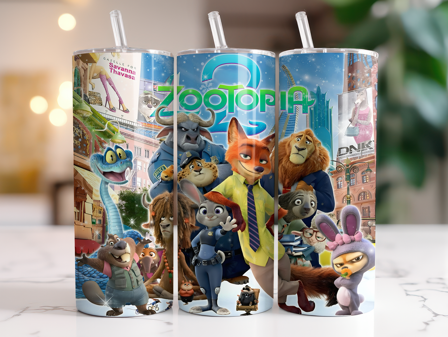 Zootopia 2 Characters 20oz Tumbler