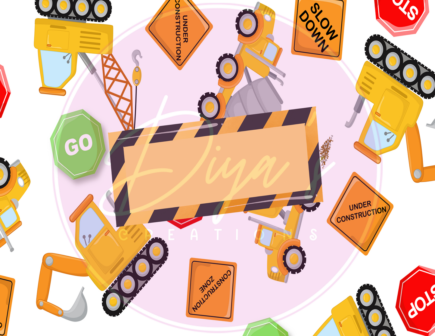 Construction Signs Children's Tumbler