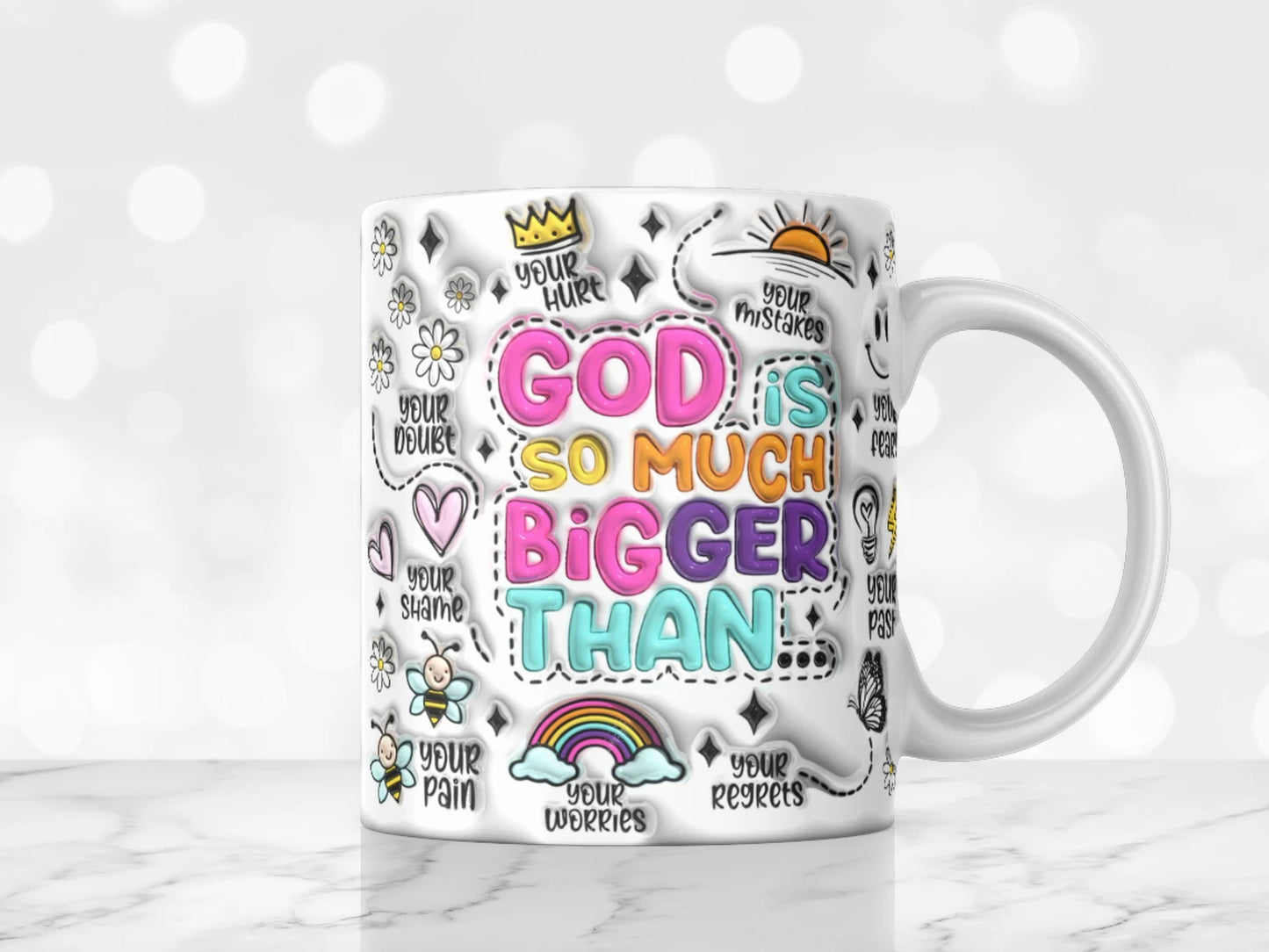 God Is Bigger Than Your Mistakes Mug