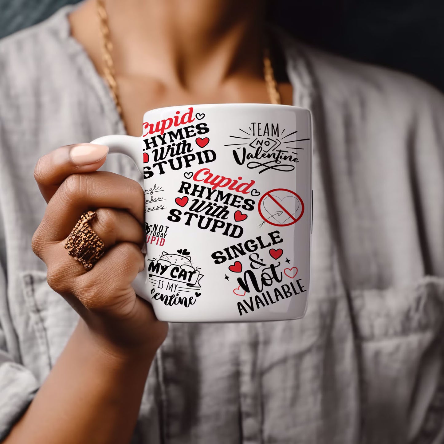 Anti Valentine's Club Mug