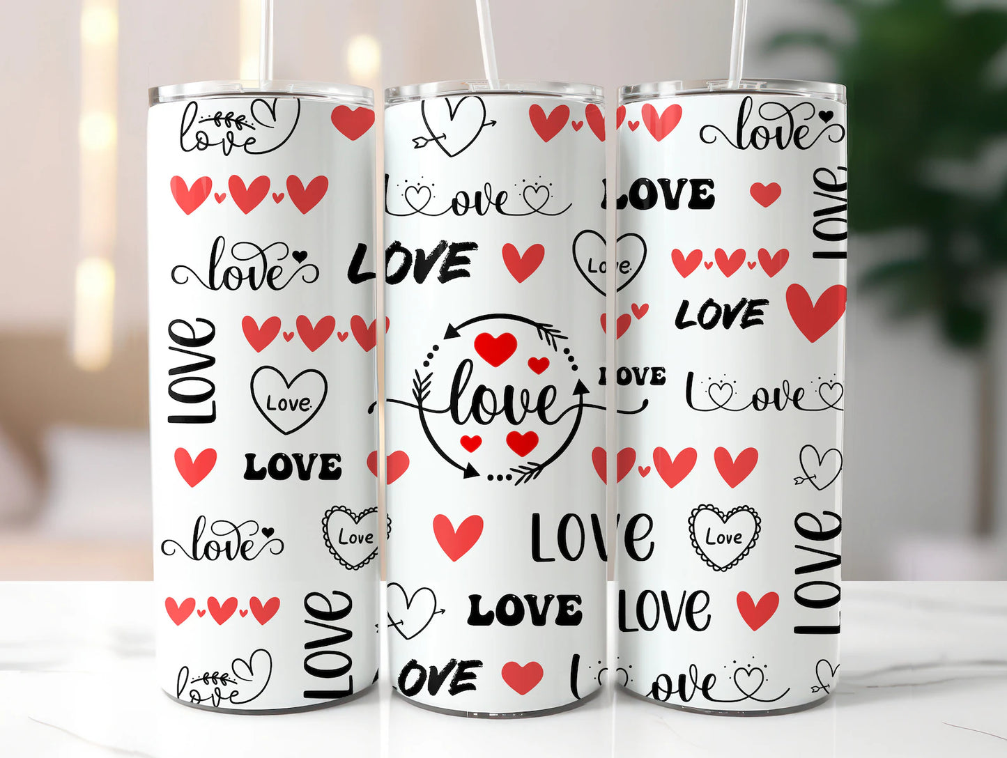 Love Hearts Tumbler