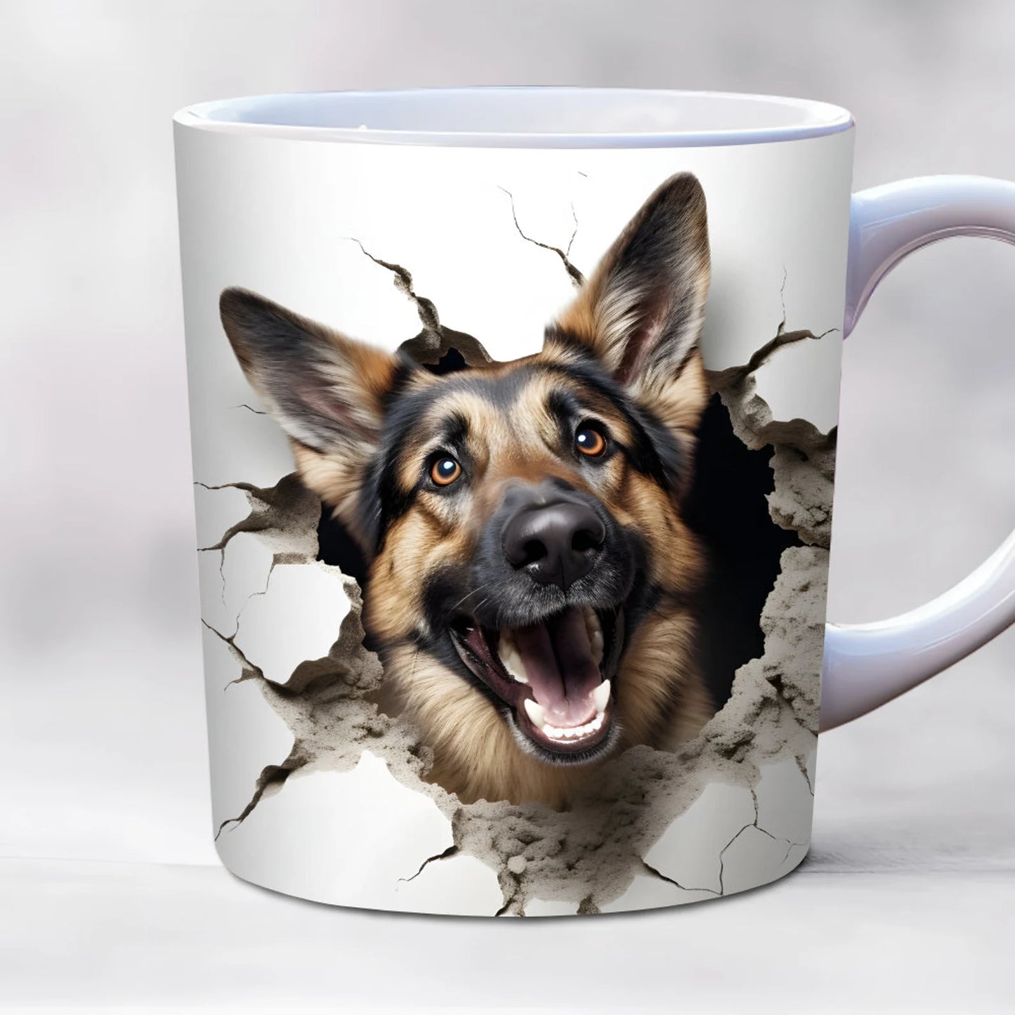 German Shepherd Mug Description