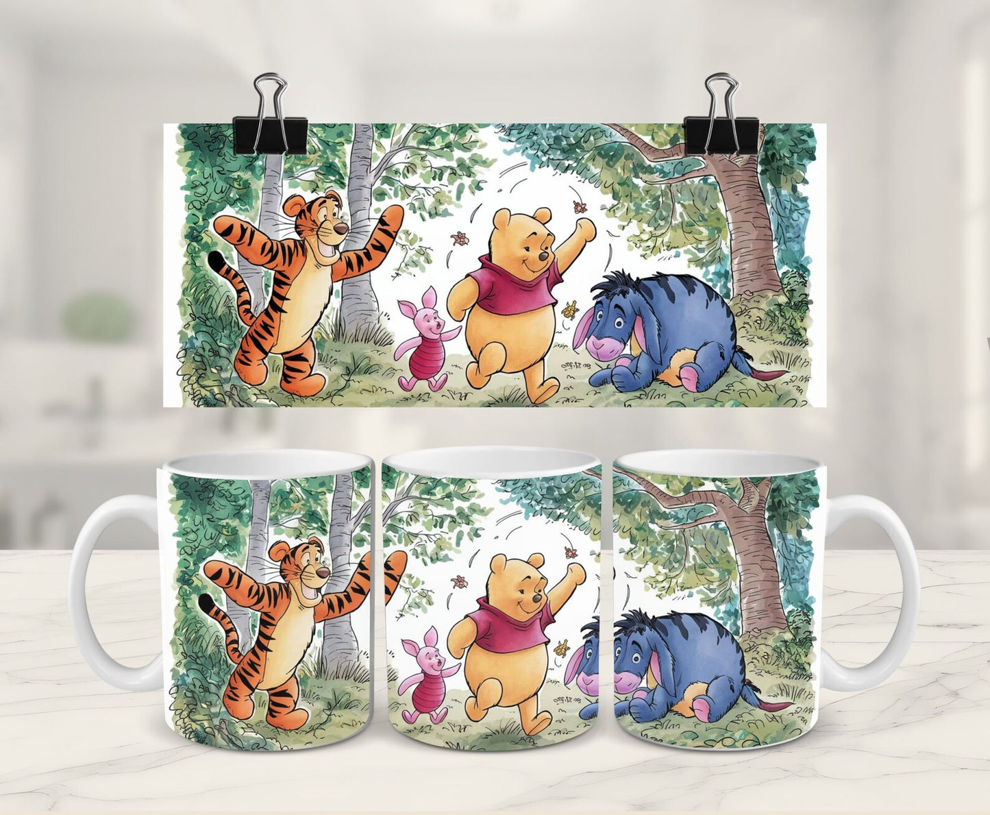 Winnie The Pooh Sketch Mug