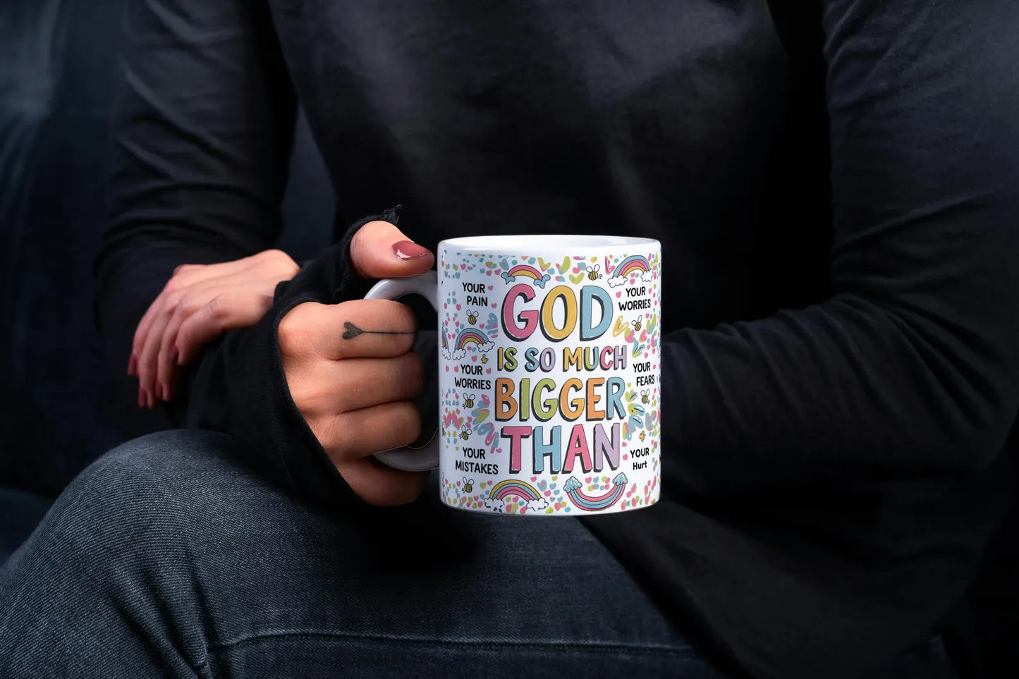 God Is Bigger Than Your Worries Mug