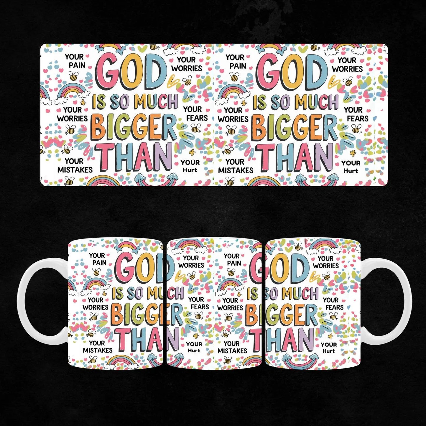 God Is Bigger Than Your Worries Mug