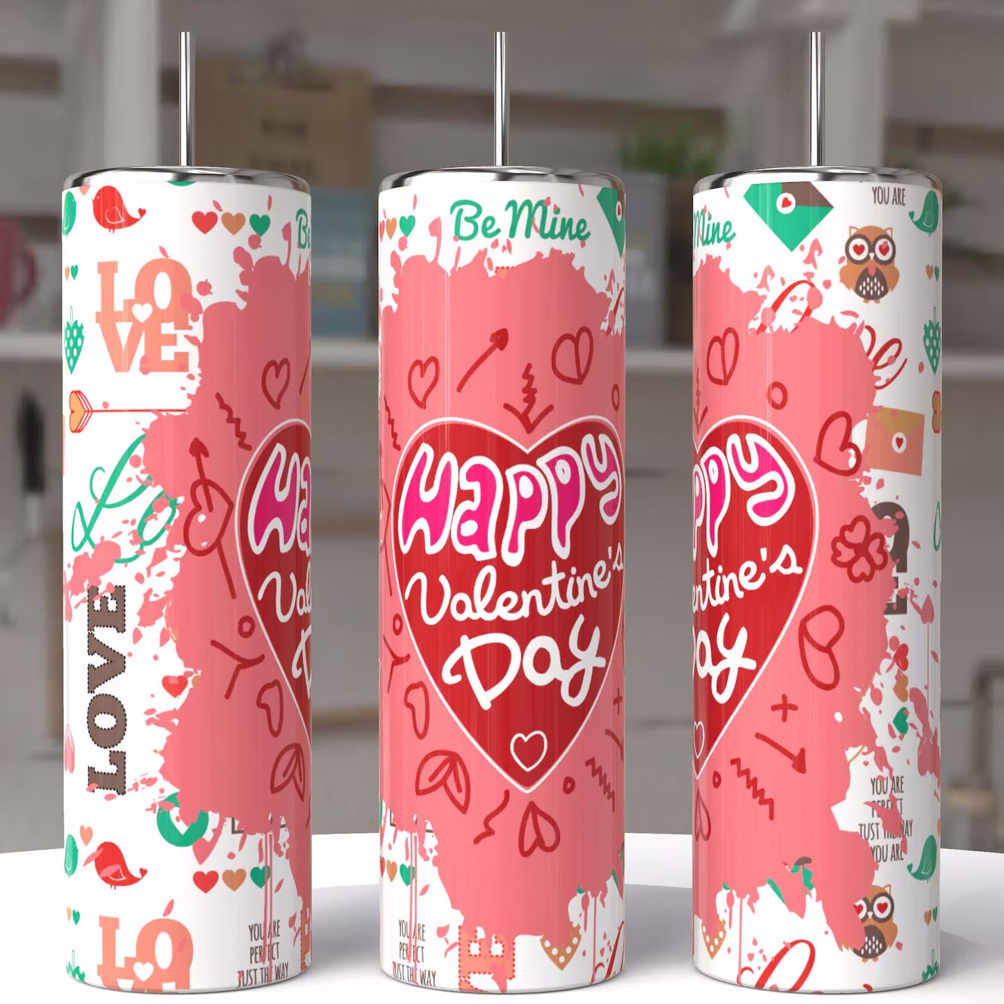 Happy Valentine's Day Tumbler
