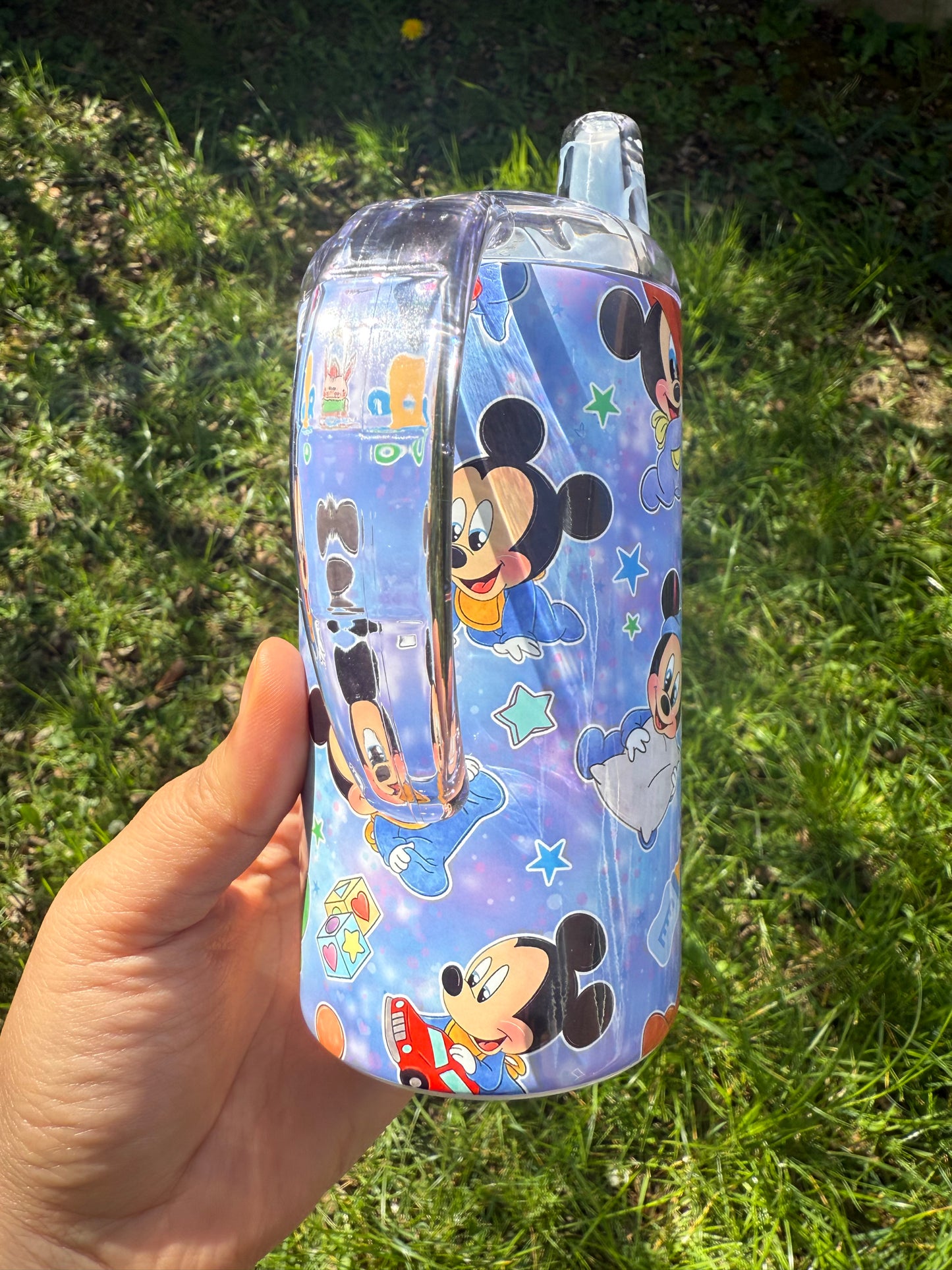 Blue Mouse Sippy Tumbler