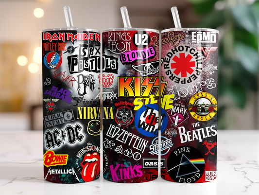 Rock Bands Tumbler